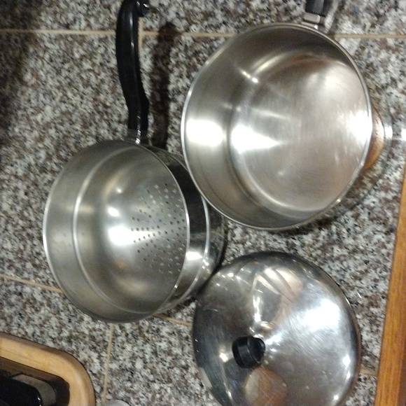 Farberware vintage steamer set with lid - Picture 3 of 11